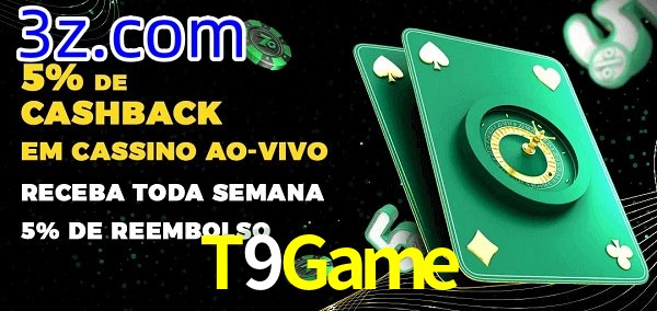 Promoções do cassino ao Vivo T9Game